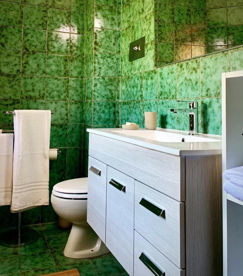 Elegante Trilocale Con Garage, Terrazzo E Vista Montagne Apartment บาร์โดเนกเกีย ภายนอก รูปภาพ